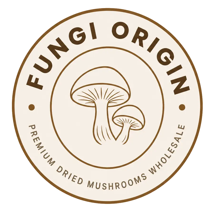 Fungi Origin wholesale dried mushrooms logo
